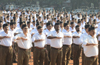 Mangaluru: RSS organises Vijayadashami route march